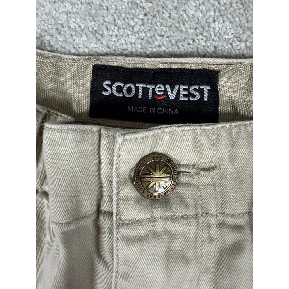 ScotteVest Chino Shorts Mens Size 40 TEC 9